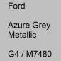 Preview: Ford, Azure Grey Metallic, G4 / M7480.